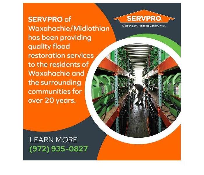 SERVPRO technician checking out equipment from the SERVPRO warehouse
